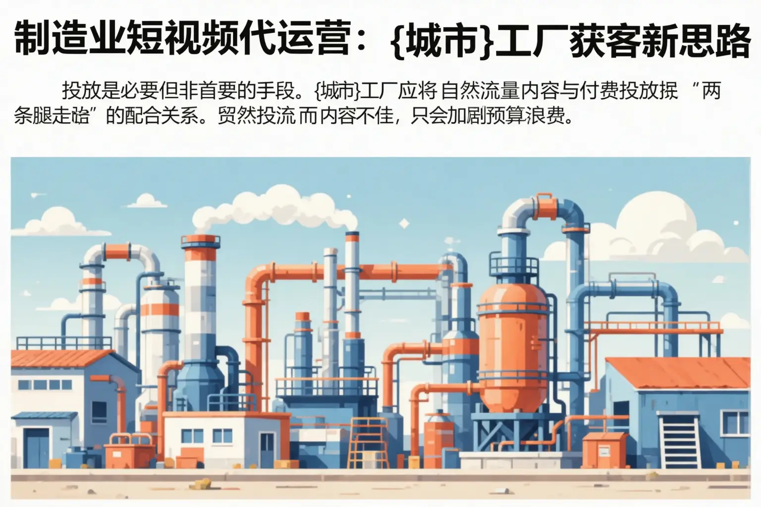 制造业短视频代运营：向阳工厂获客新思路